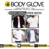 image:imageBody Glove Mens 3 Pack T Shirts Cool Plain Undershirts and Gym Tshirts Multipack White TeesCrew  White 3 Pack
