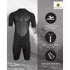 image:imageBody Glove Mens Wetsuit  UPF 50 2 MM Neoprene Back Zip Shorty Springsuit SXL