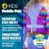 image:imageBody Glove Paddle Pals Learn to Swim Coast Guard Approved Kids Life Jacket PFDSurfing Flamingo