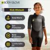 image:imageBody Glove Phoenix 2mm Kids Wetsuit for Boys Girls Neoprene BackZip Short Sleeve Springsuit Size 816 Keep Warm in Cold Water for Water Sports Swimming Surfing Snorkeling DivingBlack