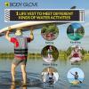 image:imageBody Glove Unisex Adult Life Jacket USCG and Transport Canada Approved PFD Lightweight Nylon Life Vest with 5 Pockets Great for Boating Fishing Kayaking Rafting
