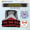 image:imageBody Glove Unisex Adult Nylon Fishing Life Jacket with 2 Pockets USCG Approved Great for Boating Fishing Kayaking RaftingMedium