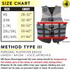 image:imageBody Glove Unisex Life Jacket for Adults USCG and Transport Canada Approved Life Vest Type III PFD Lightweight Great for Boating Fishing Kayaking Rafting PaddlingSmallMedium
