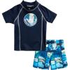 image:imageBody Glove Baby Toddler Boys Swim Set  2 Piece UPF 50 Quick Dry Swim Trunks and Rash Guard for Boys Kids Swimwear 2T4TDark Navy Beach