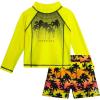 Neon Yellow Palm Trees