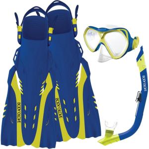 image:imageBody Glove Aquatic Cove Mask Snorkel and Fins Set
