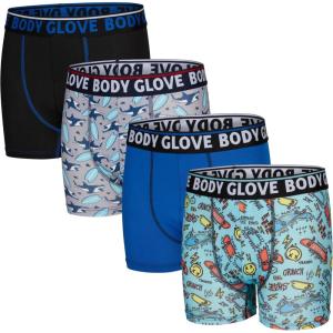 image:imageBody Glove Boys Boxer Briefs Pack of 4 5 or 6 Comfortable and Durable Underwear4pk Blues Prints  Solids