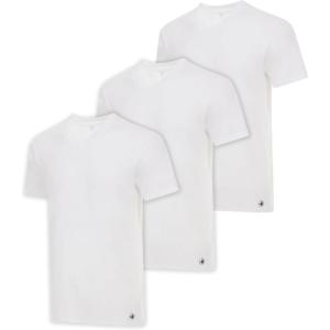 image:imageBody Glove Mens 3 Pack T Shirts Cool Plain Undershirts and Gym Tshirts Multipack White Tees3pk White Vneck