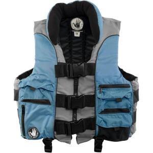 image:imageBody Glove Unisex Adult Life Jacket USCG and Transport Canada Approved PFD Lightweight Nylon Life Vest with 5 Pockets Great for Boating Fishing Kayaking Rafting