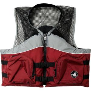 image:imageBody Glove Unisex Adult Nylon Fishing Life Jacket with 2 Pockets USCG Approved Great for Boating Fishing Kayaking RaftingMedium