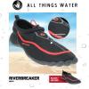 image:imageBody Glove Mens Riverbreaker QuickDry Water Socks  Beach amp Swim Aqua ShoesBlackRed
