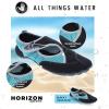 image:imageBody Glove Water Shoes for Women Lake Aerobics Swimming Aqua Sports Beach Womens Water Shoes Black and Oasis Blue Horizon Aqua Shoes for WomenBlackOasis Blue