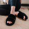 image:imageBody Glove Womens Alpine Slipper  Womens Fur Slipper with Memory Foam Insole House Slippers for Women Womens Home EssentialsBlack
