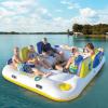 image:imageBody Glove Catalina Island  SixPerson Inflatable Floating Lounge with Bluetooth Speaker 2 Coolers amp 6 Drink Holders Mesh Cooling Zone Anchor System Leisure Lake Relaxation
