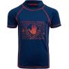 image:imageBody Glove Boys Rash Guard Set  UPF 50 Swim Shirt and Bathing Suit Trunks  Swimwear Set for Boys 412 Size 4 NavyRed
