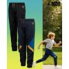 image:imageBody Glove Boys Sweatpants  4 Pack Performance Tricot Boys Joggers with Drawstring Waist  Kids Soft Stretch Athletic PantsBlackLimeBlue Triangle