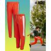 image:imageBody Glove Boys Sweatpants  4 Pack Performance Tricot Boys Joggers with Drawstring Waist  Kids Soft Stretch Athletic PantsOrangeGreyNavyGrey