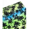 image:imageBody Glove Boys Swim Set  2 Piece Boys Swim Trunks with Rash Guard UV Protection Swimsuit Kids Bathing Suits Sizes 412Green NeonPalm Trees