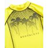 image:imageBody Glove Boys Swim Set  2 Piece Boys Swim Trunks with Rash Guard UV Protection Swimsuit Kids Bathing Suits Sizes 412Orange NeonPalm Trees