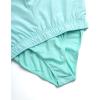 image:imageBody Glove Girls Athletic Shorts  4 Pack Active Performance Fleece Running Short  Girls Gym Workout Dolphin ShortsBlackAquaGreenPurple Solid