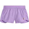 image:imageBody Glove Girls Athletic Shorts  4 Pack Active Performance Fleece Running Short  Girls Gym Workout Dolphin ShortsBlackAquaGreenPurple Solid