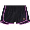 image:imageBody Glove Girls Athletic Shorts  4 Pack Active Performance Fleece Running Short  Girls Gym Workout Dolphin ShortsBlackOrangePinkOmbre