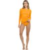 image:imageBody Glove Womens Smoothies Sleek Solid Long Sleeve Rashguard with UPF 50Apricot