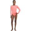 image:imageBody Glove Womens Smoothies Sleek Solid Long Sleeve Rashguard with UPF 50Coral