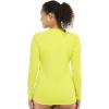 image:imageBody Glove Womens Smoothies Sleek Solid Long Sleeve Rashguard with UPF 50Key Lime