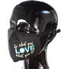 image:imageBody Glove Adult 3Piece Adjustable Breathable Reusable Washable Cloth Face Mask SetTiedye  Leopard  Black