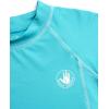 image:imageBody Glove Boys Rash Guard Shirt  UPF 50 Quick Dry Fabric Rash Guard Swimwear for Boys  Short Sleeve Kids Swim ShirtAqua Short Sleeve