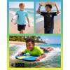 image:imageBody Glove Boys Rash Guard Shirt  UPF 50 Quick Dry Fabric Rash Guard Swimwear for Boys  Short Sleeve Kids Swim ShirtOrange