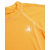 image:imageBody Glove Boys Rash Guard Shirt  UPF 50 Quick Dry Fabric Rash Guard Swimwear for Boys  Short Sleeve Kids Swim ShirtOrange Short Sleeve