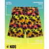image:imageBody Glove Boys Swim Board Shorts  UPF 50 Quick Dry Boys Swim Trunks Bathing Suit Kids Swimwear with PocketsSizes 818OrangeRed Palm Trees