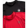 image:imageBody Glove Boys Swim Shirt  2 Pack UPF 50 Quick Dry Sun Protection Short Sleeve Rash Guard for Boys Kids Swimwear 2T14BlackRed