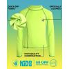 image:imageBody Glove Boys Swim Shirt  2 Pack UPF 50 Sun Protection Quicky Dry Long Sleeve Rash Guard for Boys Kids Swimwear 2T14BlackLime