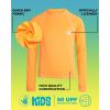 image:imageBody Glove Boys Swim Shirt  2 Pack UPF 50 Sun Protection Quicky Dry Long Sleeve Rash Guard for Boys Kids Swimwear 2T14OrangeYellow