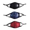 image:imageBody Glove 3Piece Mens Adjustable Breathable Comfort Reusable Washable Face Mask Set Blue Black Red