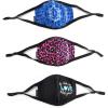 image:imageBody Glove Adult 3Piece Adjustable Breathable Reusable Washable Cloth Face Mask SetTiedye  Leopard  Black