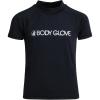 image:imageBody Glove Boys Rash Guard Shirt  UPF 50 Quick Dry Fabric Rash Guard Swimwear for Boys  Short Sleeve Kids Swim ShirtBlack Short Sleeve