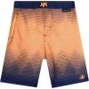 Navy Orange Dots