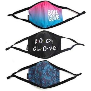 image:imageBody Glove Adult 3Piece Adjustable Breathable Reusable Washable Cloth Face Mask SetLightweight