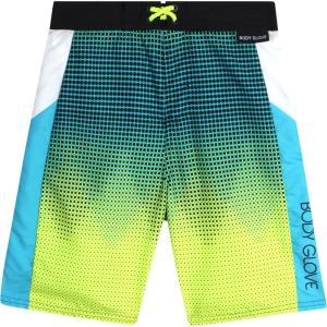 image:imageBody Glove Boys Swim Board Shorts  UPF 50 Quick Dry Boys Swim Trunks Bathing Suit Kids Swimwear with PocketsSizes 818Turquoise Green Dots