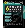 image:imageBody Glove Mens Boxer Briefs Multi Packs Dry Fit Performance Value Underwear Breathable Active Stretch Athletic Boxers6 Piece  Style a