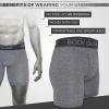 image:imageBody Glove Mens Boxer Briefs Multi Packs Dry Fit Performance Value Underwear Breathable Active Stretch Athletic BoxersBlack  Heather Grey Charcoal Grey