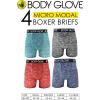 image:imageBody Glove Mens Boxer Briefs Multi Packs Dry Fit Performance Value Underwear Breathable Active Stretch Athletic BoxersBlack  Maroon  Blue and Teal