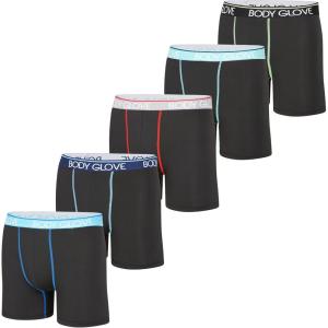 image:imageBody Glove Mens Boxer Briefs Multi Packs Dry Fit Performance Value Underwear Breathable Active Stretch Athletic Boxers5pack BlackMulti