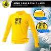 image:imageBody Glove Wetsuit Co Junior Basic Fitted Long Arm Rash GuardYellow