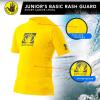 image:imageBody Glove Wetsuit Co Junior Basic Fitted Short Arm Rash GuardYellow