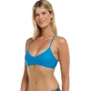 image:imageBody Glove Standard Smoothies Alani Solid Strappy Back Bikini Top for WomenBlue Wave